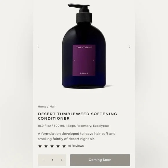 Twentynine Palms Desert Tumbleweed Softening Conditioner - Picture 1 of 6